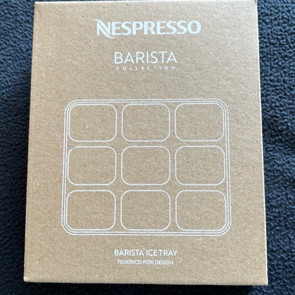 Nespresso x Federico Peri Barista Ice Cube Tray Pistachio Green Limited Edition - Picture 2 of 8